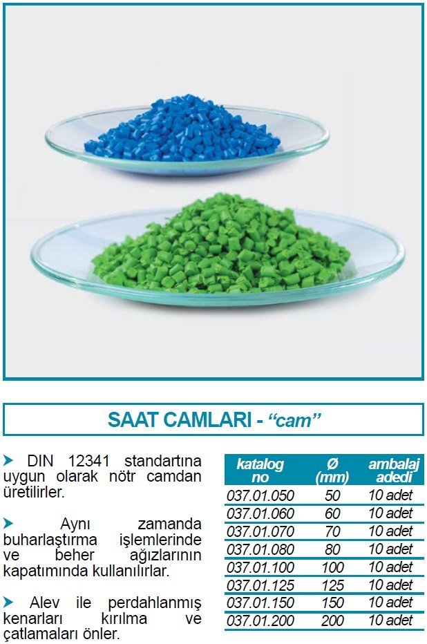 İSOLAB 037.01.200 saat camı